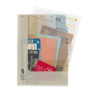MIDORI | Archivador 5 fundas transparentes A4 - 2 Way Beige