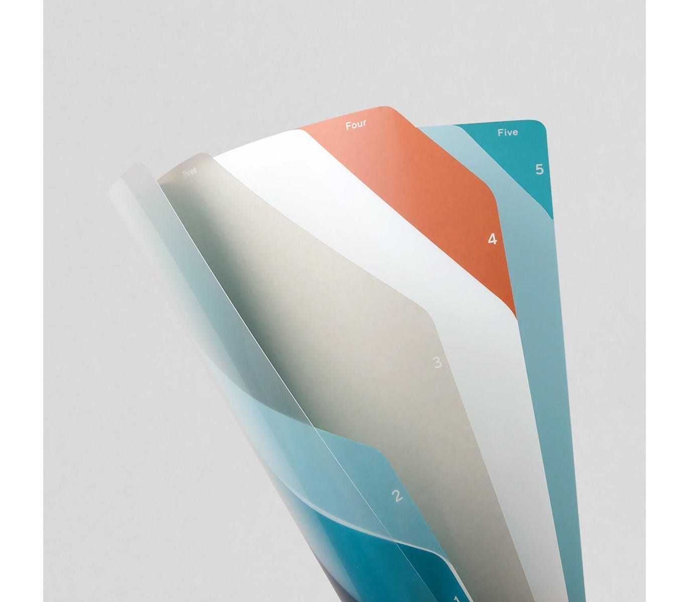 MIDORI | Archivador 5 fundas transparentes A4 - Stripe Navy - Imagen 3