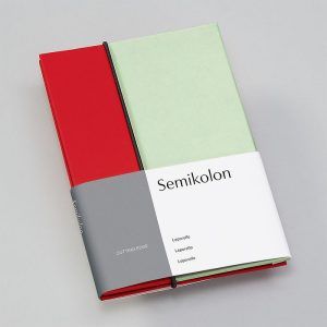 SEMIKOLON | Álbum Fotos B6 Leporello CUTTING EDGE - Cherry Pistachio