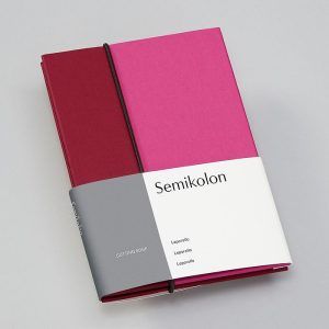 SEMIKOLON | Álbum Fotos B6 Leporello CUTTING EDGE - Raspberry Fuchsia