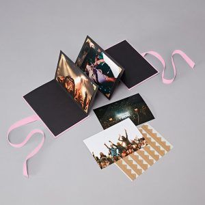SEMIKOLON | Álbum Fotos B6 Leporello HERITAGE LINE - Flamingo