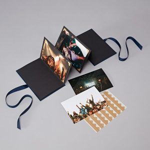 SEMIKOLON | Álbum Fotos B6 Leporello METALLIC - Satin Champagne
