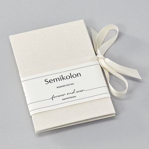 SEMIKOLON | Álbum Fotos B6 Leporello HERITAGE LINE - Wedding Edition