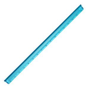 DIVINE DESIGN | Regla 16 cm Transparente triangular - Azul