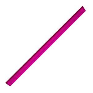 DIVINE DESIGN | Regla 16 cm Transparente triangular - Rosa