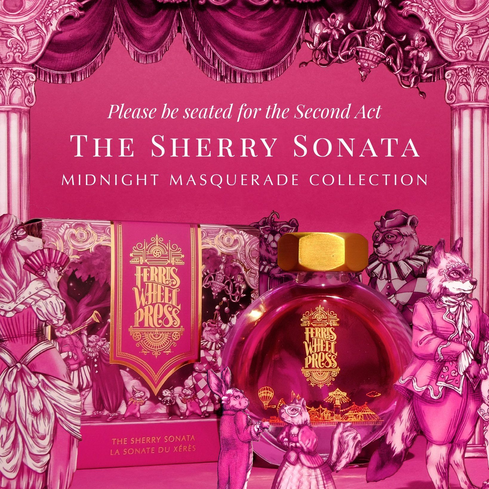 FERRIS WHEEL PRESS | Tintero Vidrio 38 ml - EVERYDAY The Sherry Sonata - Imagen 5