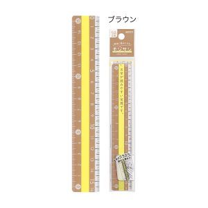 KUTSUWA STAD | Regla Memorización MOJISASHI 16 cm - Brown