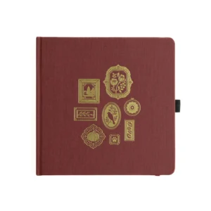 ARCHER & OLIVE | Cuaderno cuadrado (20x20 cm) Malla Puntos - Frame Wall