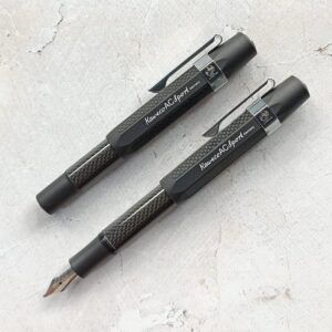 KAWECO | Pluma Estilográfica SPORT Aluminio Carbono - Negra