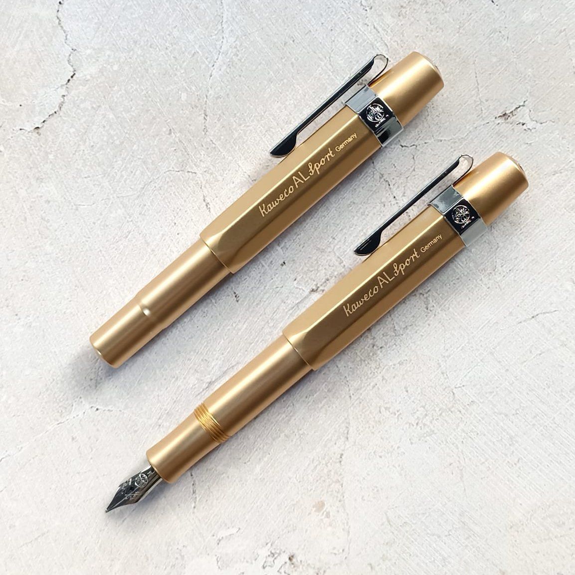 KAWECO | Pluma Estilográfica SPORT Aluminio - Dorada