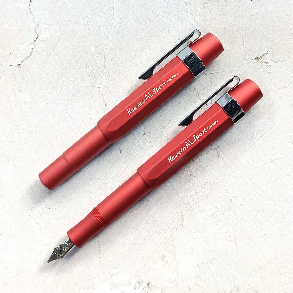 KAWECO | Pluma Estilográfica SPORT Aluminio - Roja