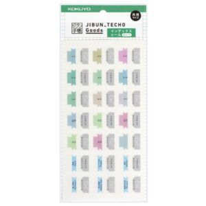 KOKUYO JIBUN TECHO | Marcadores INDEX (42) - Standard