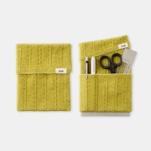 MIDORI | Estuche Book Band B6 KNITTED - Yellow