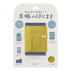 MIDORI | Estuche Book Band B6 KNITTED - Yellow