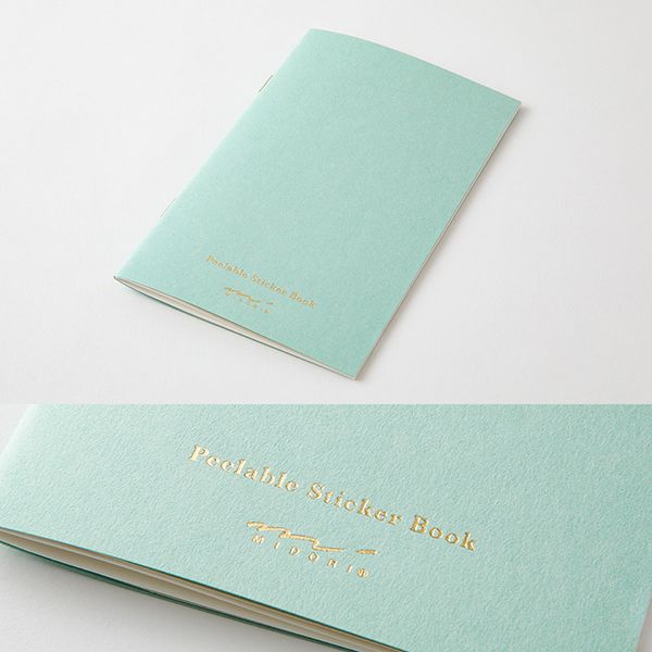MIDORI | Libreta de stickers - Cuaderno Papel Pegatinas - Light Blue - Imagen 6