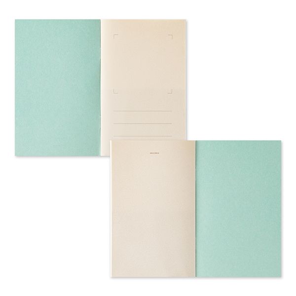 MIDORI | Libreta de stickers - Cuaderno Papel Pegatinas - Light Blue - Imagen 5