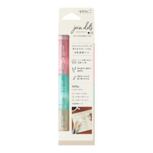 MIDORI | Rotulador Triple JOIN DOTS - Milky