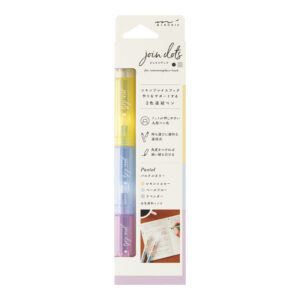 MIDORI | Rotulador Triple JOIN DOTS - Pastel