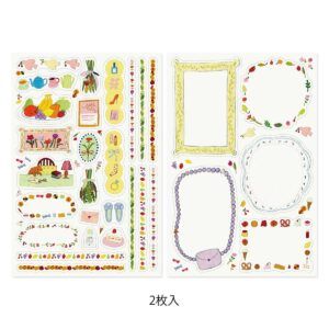 MIDORI | Pegatinas Reposicionables para Escribir YURU LOG - 2 hojas - My Life