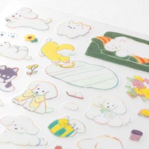 MIDORI | Pegatinas Sticker Collection 1 hoja - Dog Medium