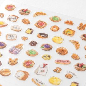 MIDORI | Pegatinas Sticker Collection 1 hoja - Bread