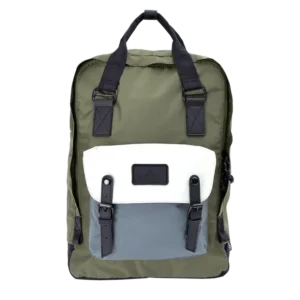 DOUGHNUT | Mochila Macaroon Estándar - GO WILD II - Army x Grey