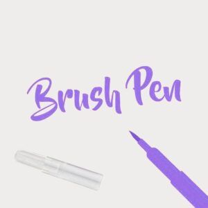 IMBORRABLE | Brush Pen - Rotulador punta pincel - Violeta