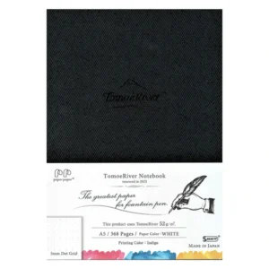 SAKAE TP | Cuaderno Tapa dura A5 Malla de Puntos - TOMOE RIVER Blanco - 52 gsm