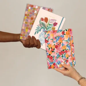 SEEDLINGS - Set 3 Cuadernos Rayados A5 - Market Flowers
