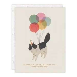 SEEDLINGS | Tarjeta Felicitación Cumpleaños - Birthday Kitty