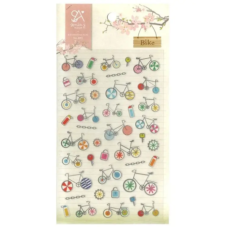 SUATELIER | Pegatinas SONIA STICKERS Bike - no 2003