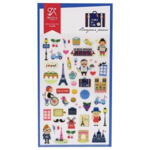 SUATELIER | Pegatinas SONIA STICKERS Bonjour Paris - no 2005