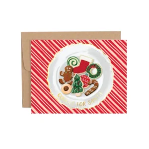 1CANOE2 | Tarjeta Felicitación Navidad - Santa's Cookies