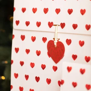 ALL THE WAYS TO SAY | Set 6 Etiquetas de regalo - Red Hearts