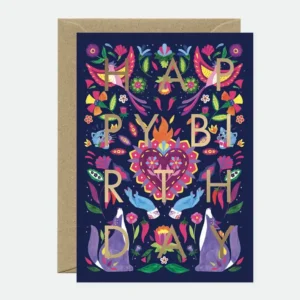 ALL THE WAYS TO SAY | Tarjeta de Cumpleaños con sobre - Mexicano