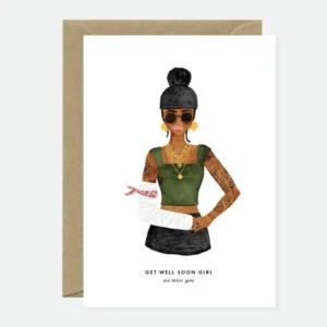 ALL THE WAYS TO SAY | Tarjeta de Felicitación Ánimos con sobre - Get Well Soon