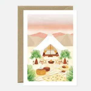 ALL THE WAYS TO SAY | Tarjeta de Felicitación con sobre - Glamping