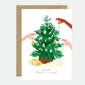 ALL THE WAYS TO SAY | Tarjeta de Navidad con sobre - Christmas Tree