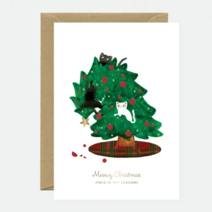 ALL THE WAYS TO SAY | Tarjeta de Navidad con sobre - Meowy Christmas