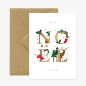 ALL THE WAYS TO SAY | Tarjeta de Navidad con sobre - Noel