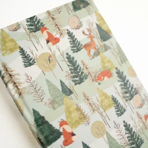 ARCHER & OLIVE | Cuaderno A5 Malla Puntos - Fox In Winter Woods
