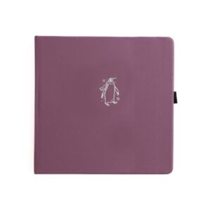 ARCHER & OLIVE | Cuaderno cuadrado (20x20 cm) Malla Puntos - Polar Penguin