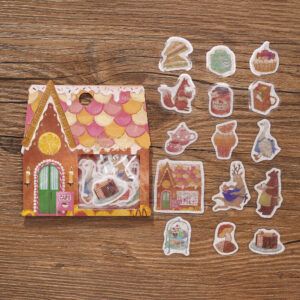 BGM | Pegatinas Sticker Flake FANTASY SHOPPING ARCADE (45) - Sweet Cafe