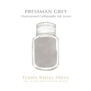 FERRIS WHEEL PRESS | Tintero Caligrafía 28 ml - Pressman Grey
