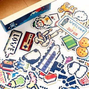 GREETING LIFE | Pegatinas holográficas Hako Seal (40) - Japanese Pop Culture