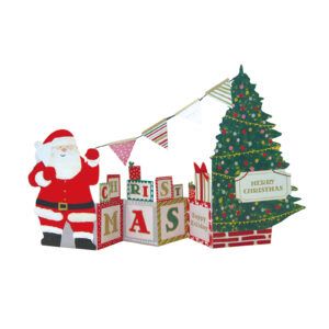 GREETING LIFE | Tarjeta de Navidad 3D - Guirnalda