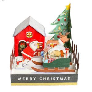 GREETING LIFE | Tarjeta de Navidad 3D - Trineo