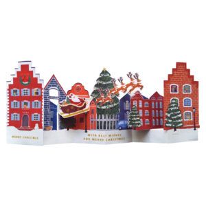 GREETING LIFE | Tarjeta de Navidad 3D - Town