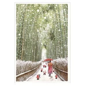 GREETING LIFE | Tarjeta de Navidad ONG MÉDICOS DEL MUNDO - Mini Santa Bamboo