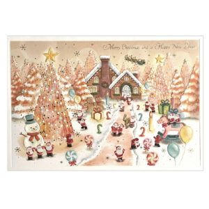 GREETING LIFE | Tarjeta de Navidad ONG MÉDICOS DEL MUNDO - Mini Santa Calle